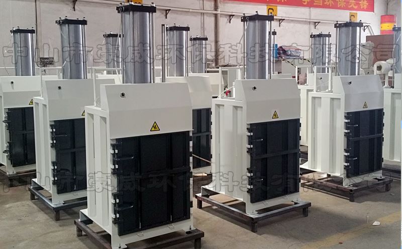 QD廢紙打包機生產車間1