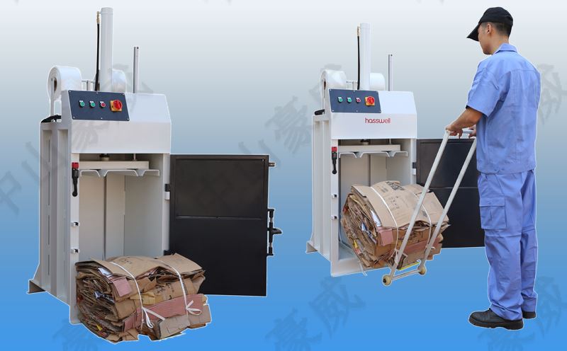 小型液壓廢紙打包機圖片